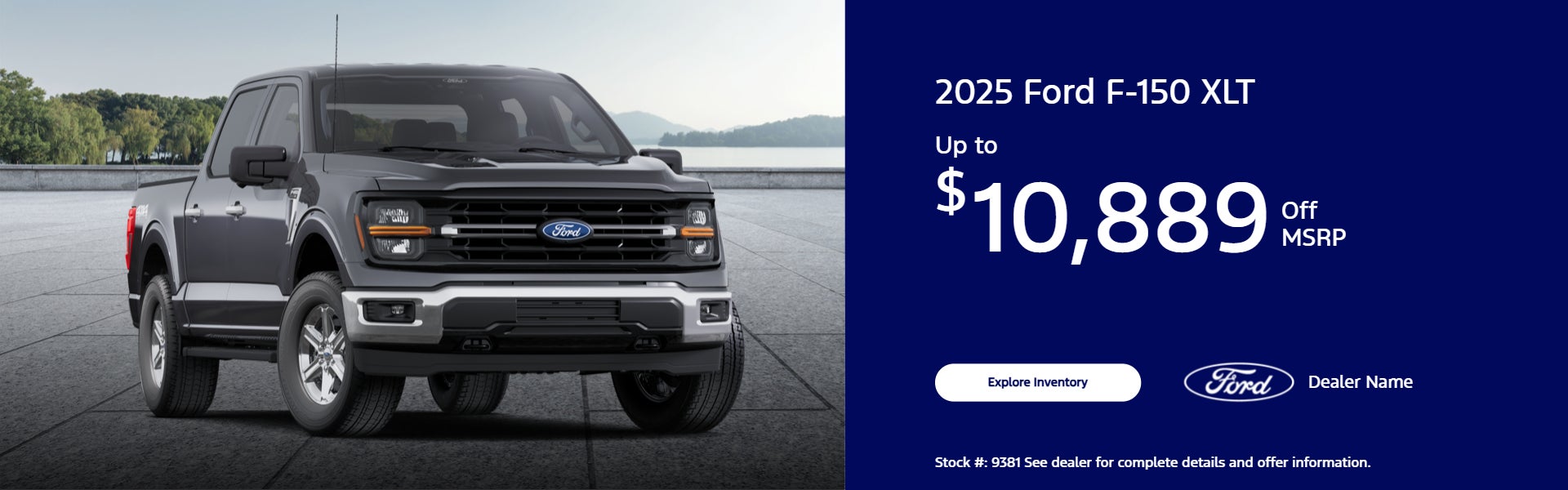 2025 Ford F-150 XLT save up to $10,889